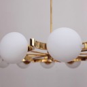 John Salibello - Circular Brass Chandelier